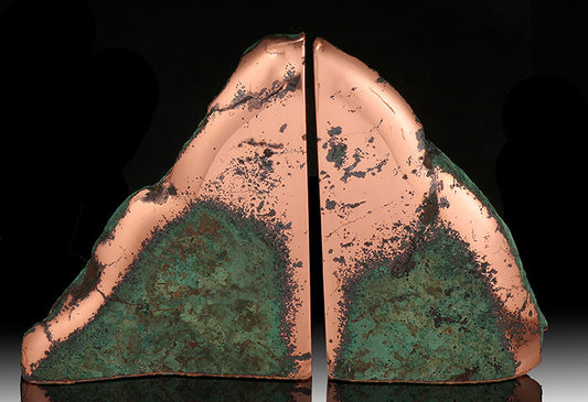 Float Copper Bookends