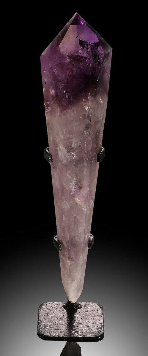 8-1/4" Amethyst Point with Custom Stand