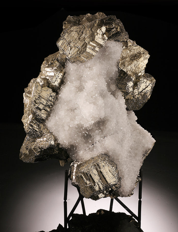Pyrite & Quartz Face (From Our Private Collection)
