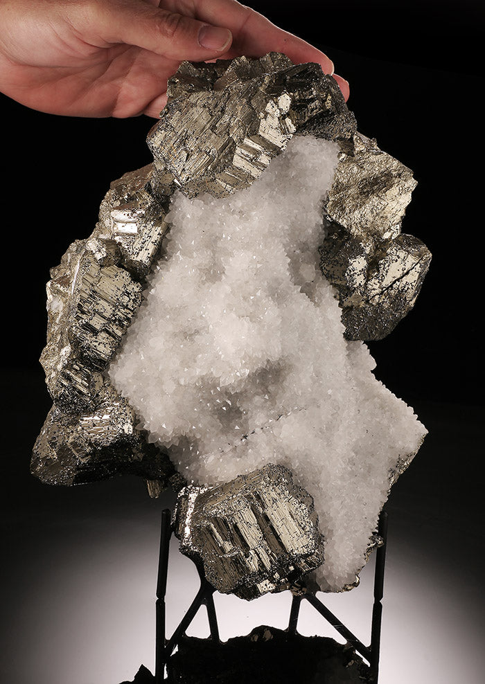 Pyrite & Quartz Face (From Our Private Collection)