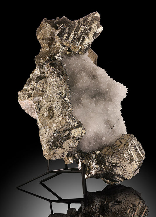 Pyrite & Quartz Face (From Our Private Collection)