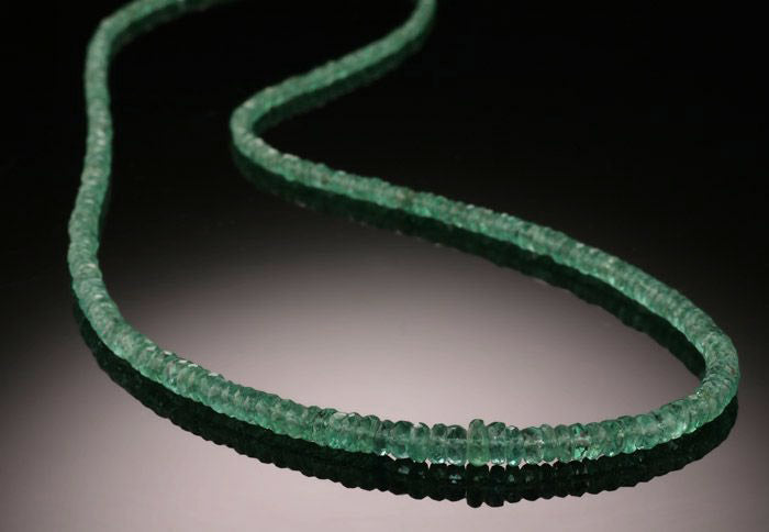 Facetted Emerald Necklace