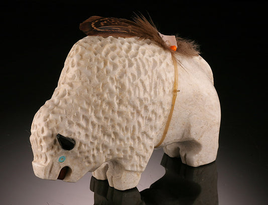 Navajo White Buffalo Fetish