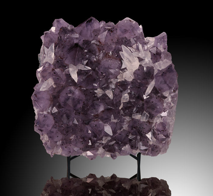 (3) Brazilian Amethyst with Calcite crystallization