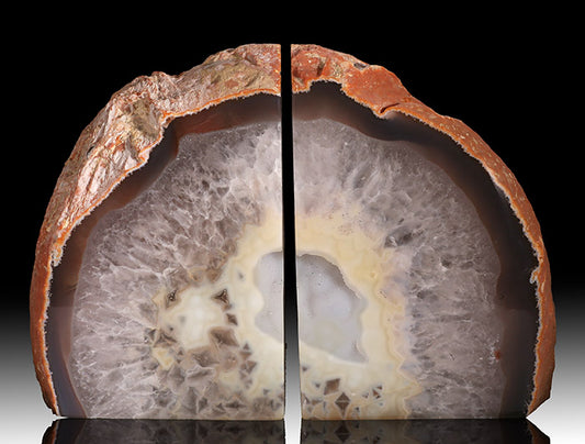 Brazilian Agate Bookends