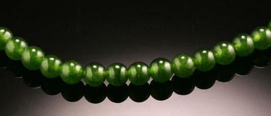 4mm smooth round Jade beads
