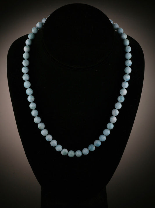 Larimar Bead Necklace