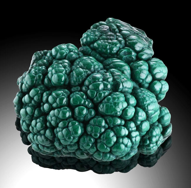 4" Malachite Brain