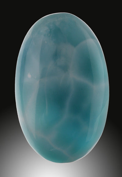 1-1/4" Oval Larimar Cabochon