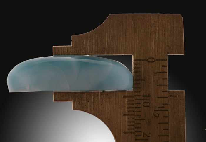 1-1/4" Oval Larimar Cabochon