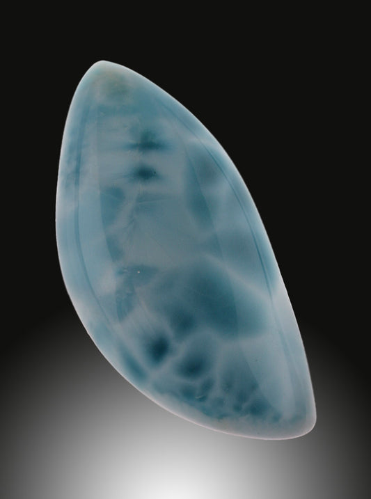 35mm Freeform Larimar Cabochon