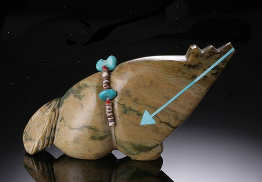 Serpentine Coyote by Bernard Luwakete