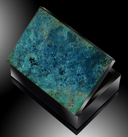 Shattuckite Handmade Gem Box