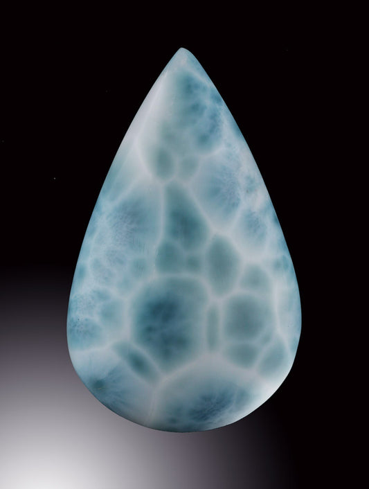 Teardrop Larimar Cabochon
