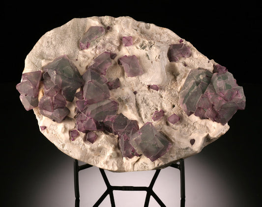 Fluorite Cluster (with stand)- Jiangxi Province, China