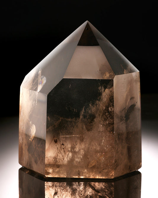 Polished Smokey Quartz Stand-Up