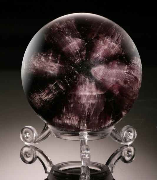 Trapiche Amethyst Sphere (with stand)