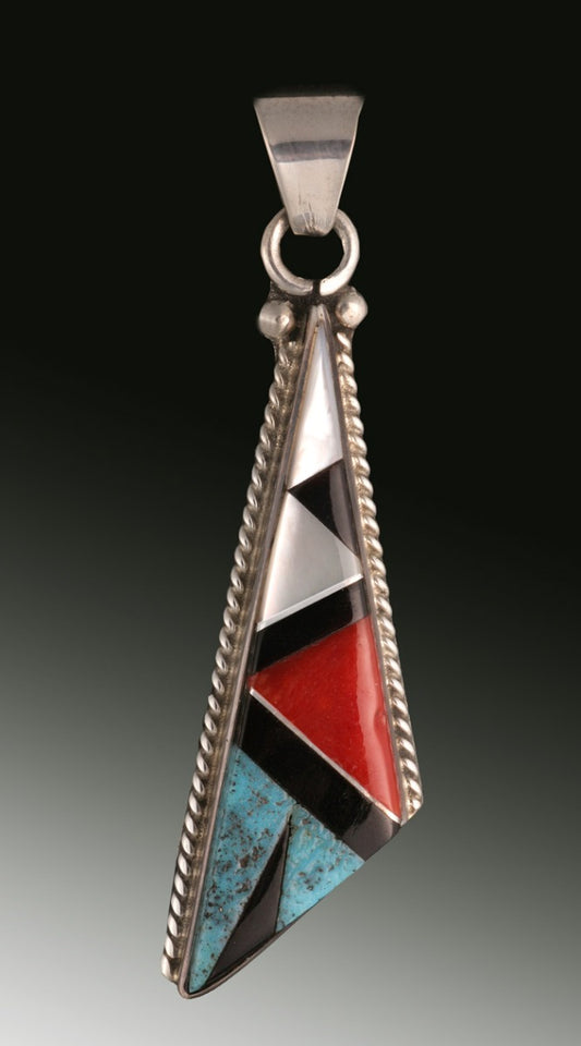 Zuni Inlay Pendant (E.C.K)