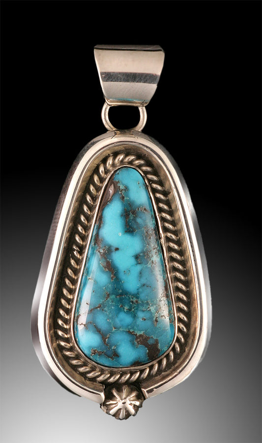 Robin Tsosie Navajo Pendant (Egyptian Turquoise)