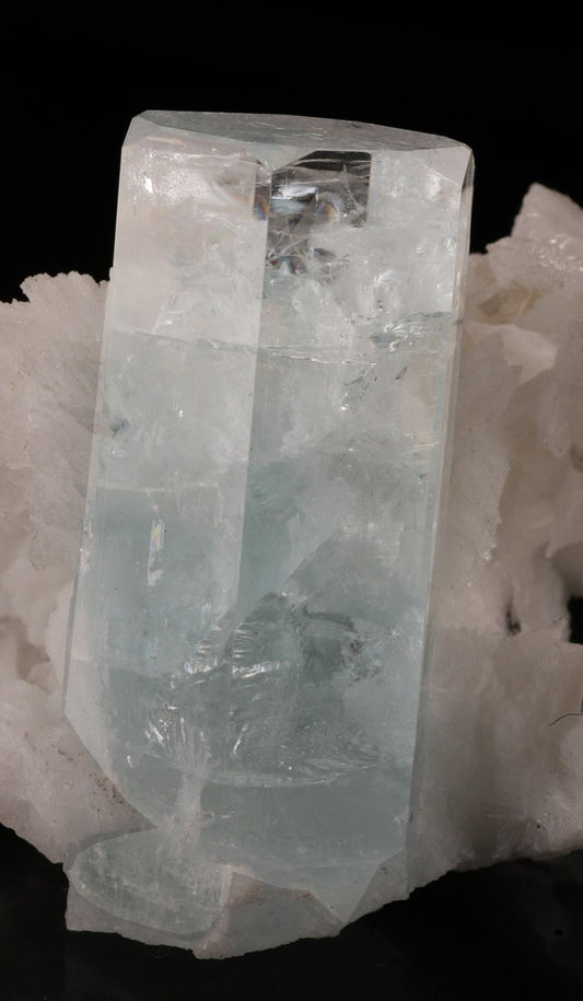 Aquamarine in Microcline, Pakistan