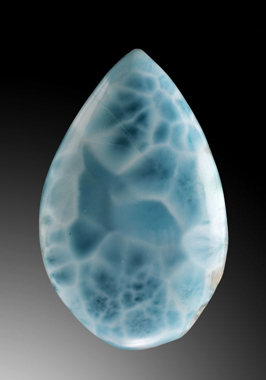 Teardrop Larimar Cabochon