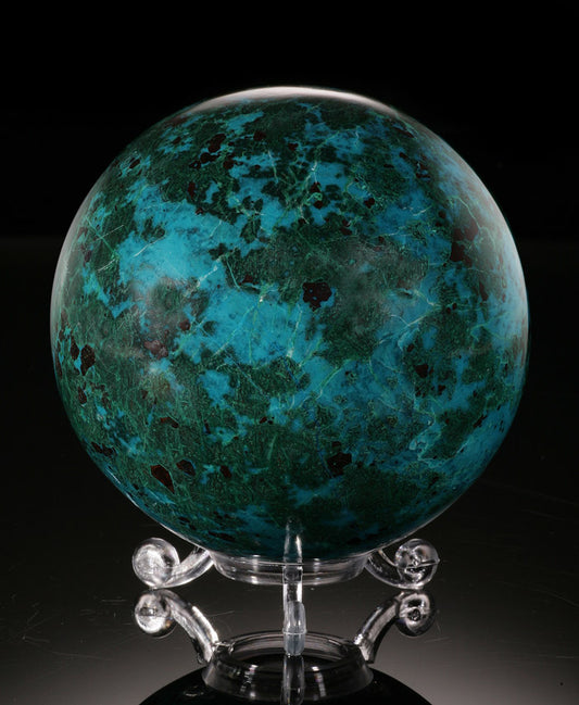 Chrysocolla Sphere (with stand)