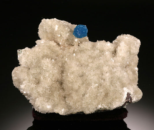 Cavansite on Stilbite, India