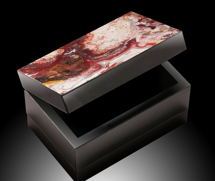 Crazy Lace Agate Gem Box
