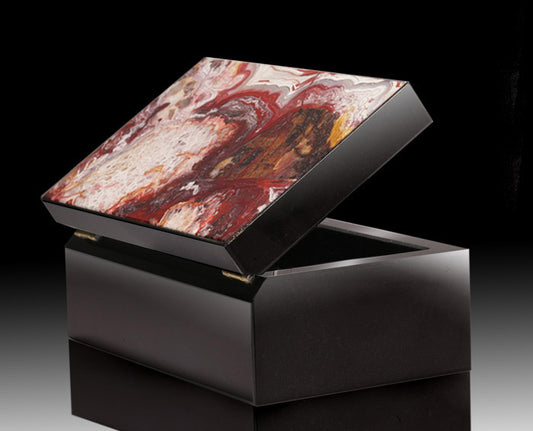 Crazy Lace Agate Gem Box