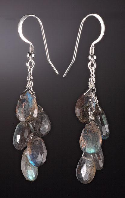 Labradorite Earrings