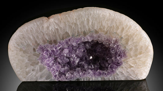 Base Cut Amethyst Geode