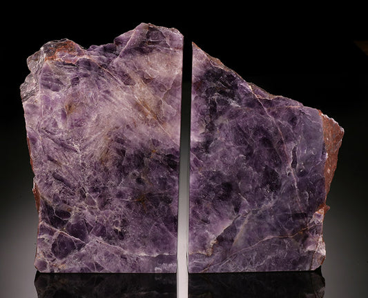 Amethyst Bookends