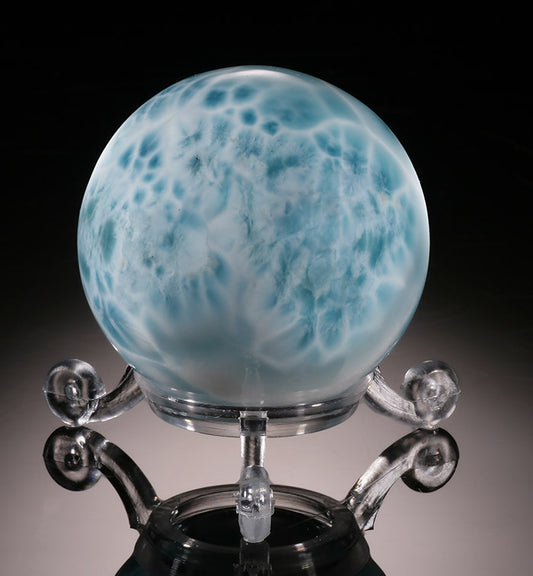 1-3/4" Larimar Sphere (with stand)