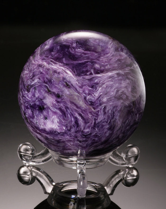Charoite Sphere (with stand)