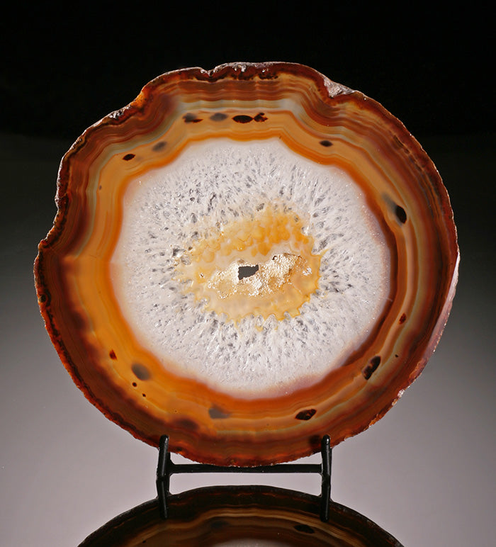 Brazilian Agate Slice (with stand)