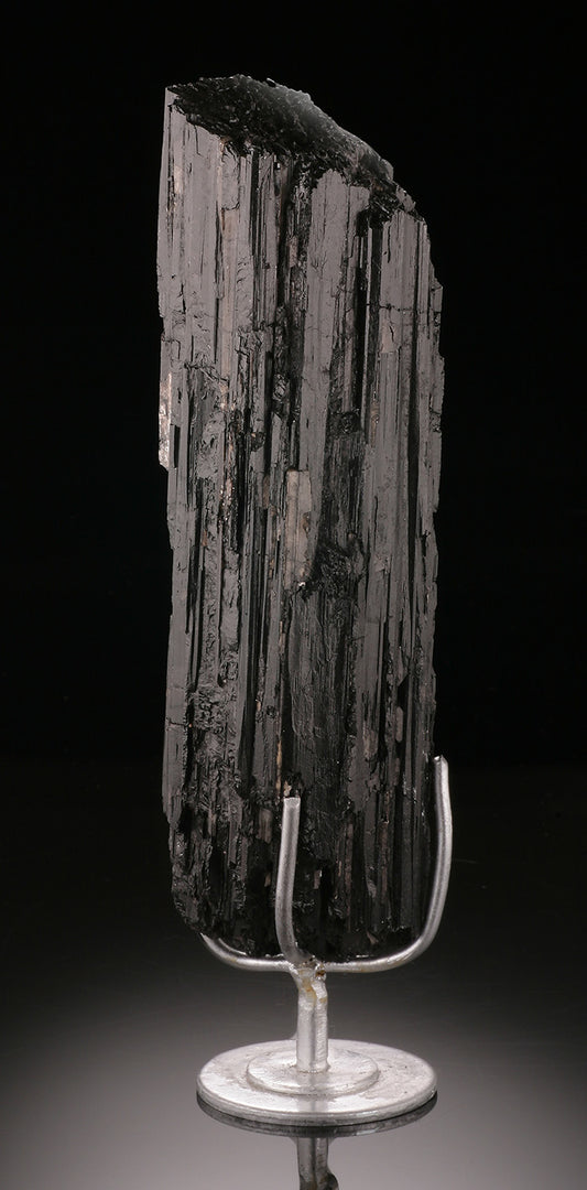 Raw Black Tourmaline w/ Stand