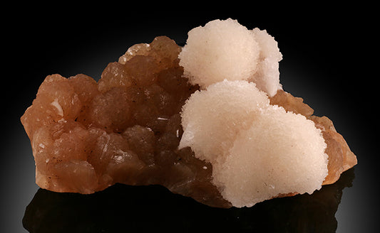 Scolecite on Stilbite