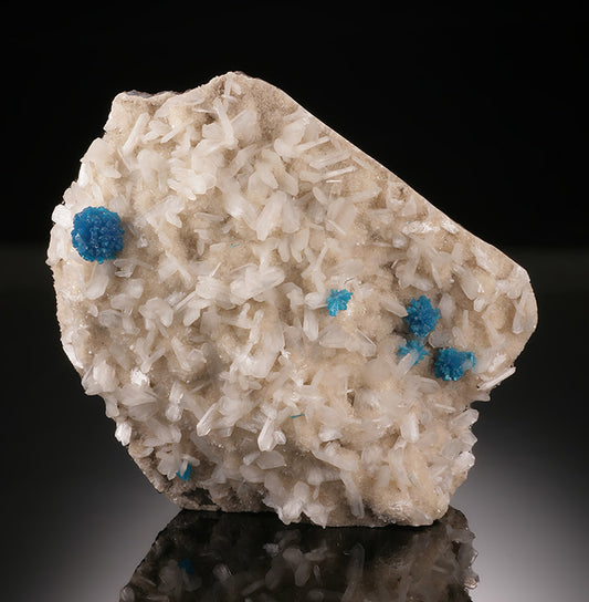 Cavansite on Stilbite