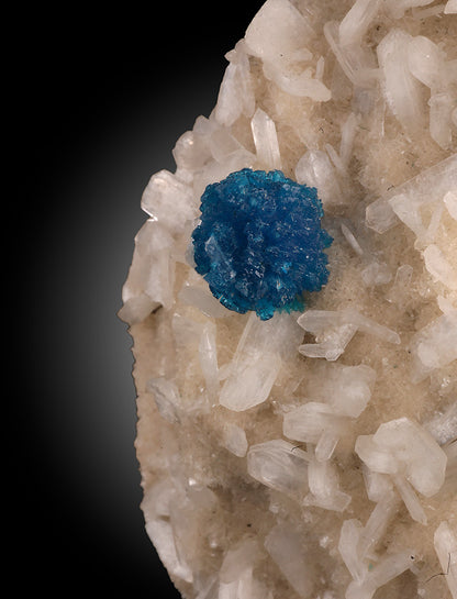 Cavansite on Stilbite
