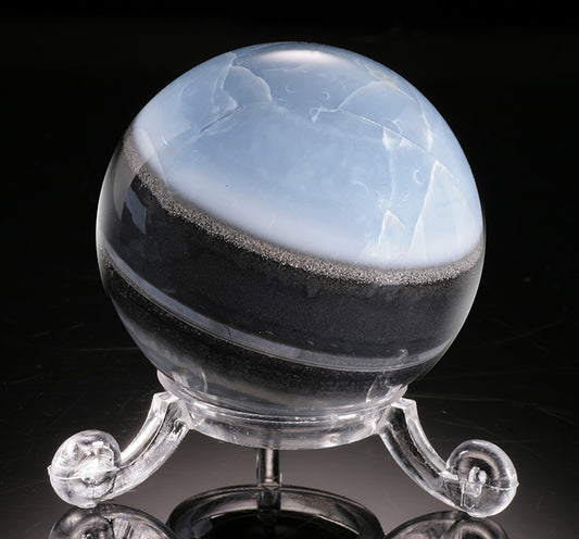 Blue Opal Sphere, India (with stand)
