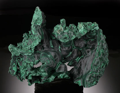 Museum-Quality Velvet Malachite