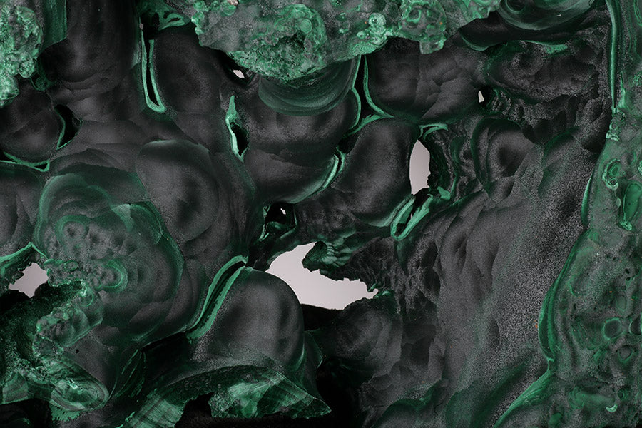 Museum-Quality Velvet Malachite