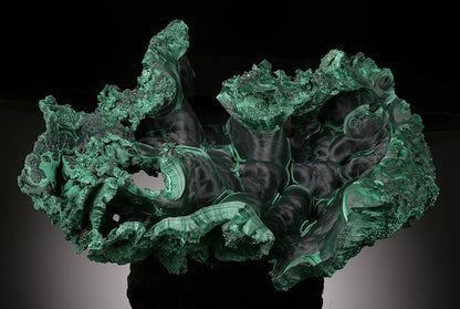 Museum-Quality Velvet Malachite