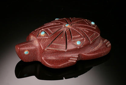 Zuni Turtle Fetish - Pipestone
