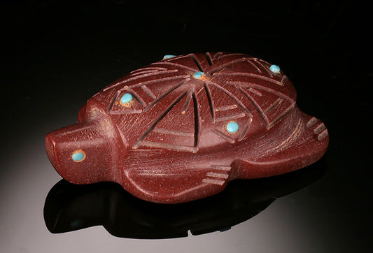 Zuni Turtle Fetish - Pipestone