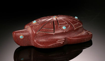 Zuni Turtle Fetish - Pipestone