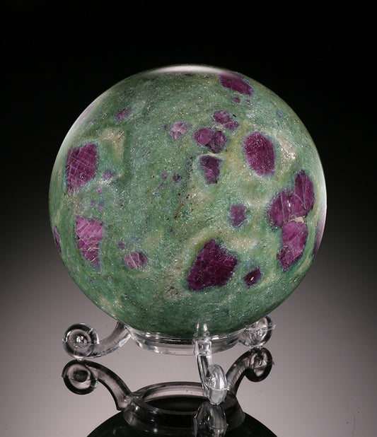Ruby in Fuchsite Sphere (with stand)