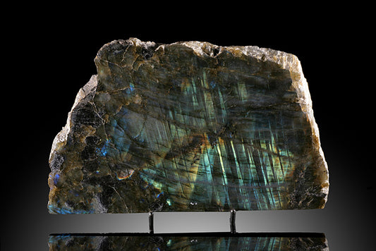 8" Labradorite Slab (with stand)