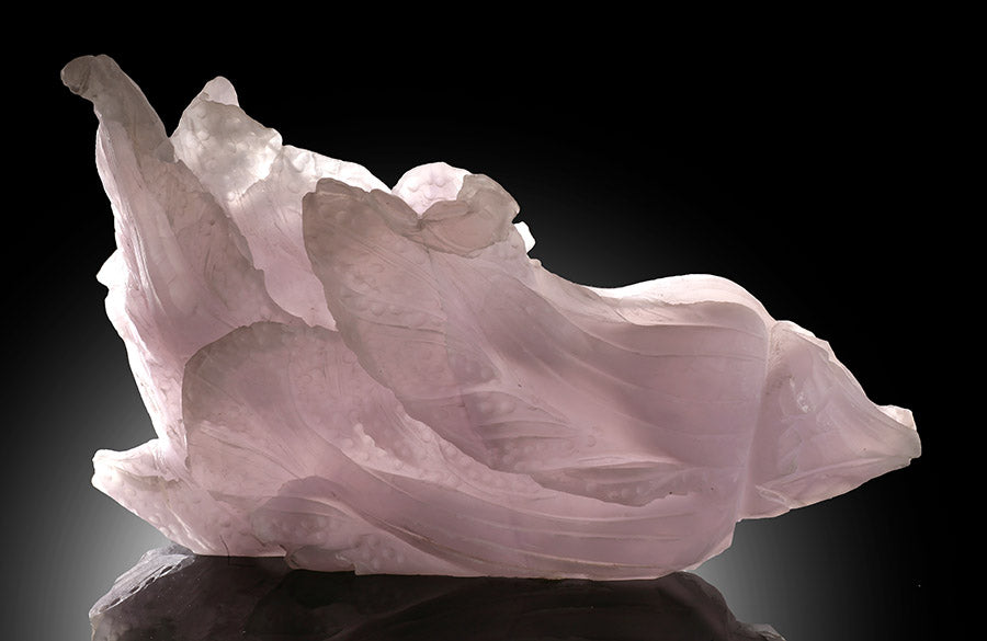 Fluorite Bok Choy (Cabbage) Carving