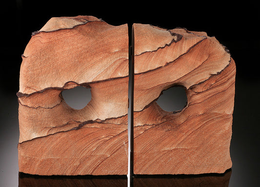 Sandstone Cavern Bookends